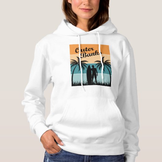 Surfen Hoodie (Vorderseite)