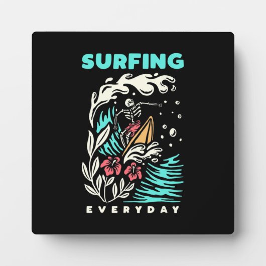 Surfen im Alltag Fotoplatte (Vorderseite)