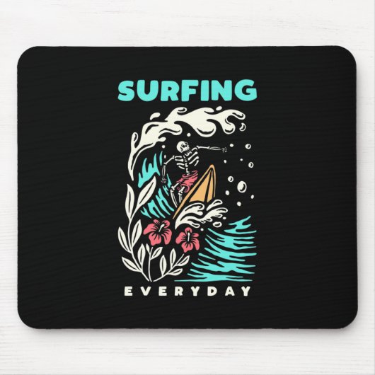 Surfen im Alltag Mousepad (Vorne)