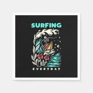 Surfen im Alltag Serviette