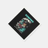Surfen im Alltag Serviette (Ecke)