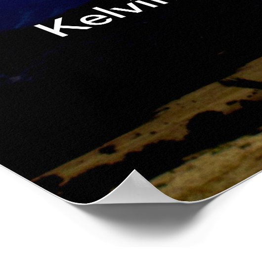 Surfen im Himmel Poster (Ecke)