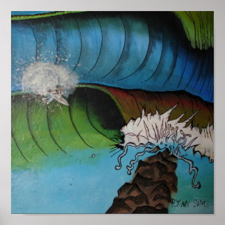 "Surfen im Inlet Poster" Poster