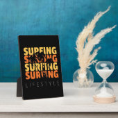 Surfen im Leben Fotoplatte (Seite)