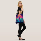 Surfen im Neon Sunset Tasche (Am Model)