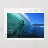 Surfen im Paradies der grünen Tube Südafrika Postkarte (Vorne/Hinten)