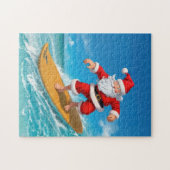 Surfen im Weihnachtsmann Puzzle (Horizontal)