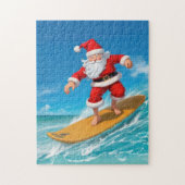 Surfen im Weihnachtsmann Puzzle (Vertikal)