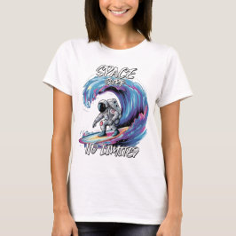 Surfen im Weltraum ohne begrenztes Shirt
