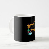 Surfen im Wind Kaffeetasse (Vorderseite Links)