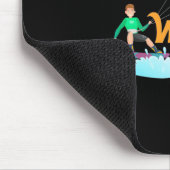 Surfen im Wind Mousepad (Ecke)