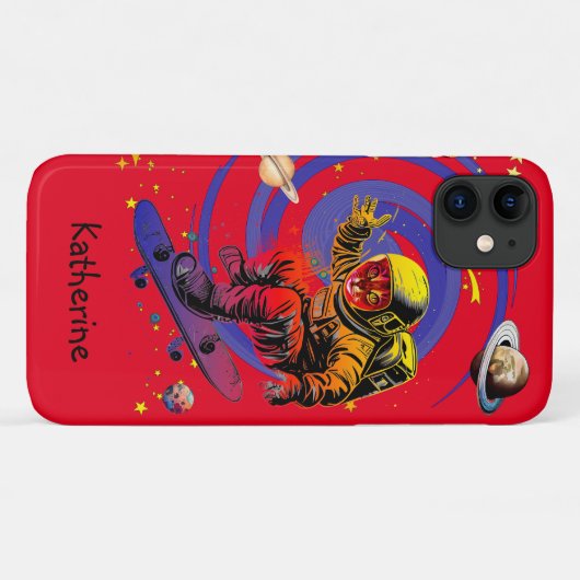 Surfen im Wirbelsaum-Brauch Case-Mate iPhone Hülle (Rückseite (Horizontal))