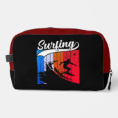 Surfen in den großen Wave Vibes Waschbeutel (Vorderseite)