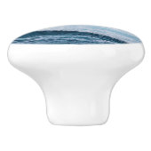 Surfen in den Röhren Keramikknauf (Seitenansicht)