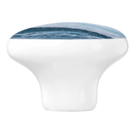 Surfen in den Röhren Keramikknauf (Seitenansicht)