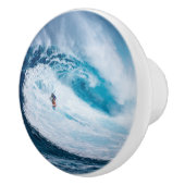 Surfen in den Röhren Keramikknauf (Rechts)