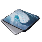 Surfen in den Röhren Laptopschutzhülle (Vorne Knopf)
