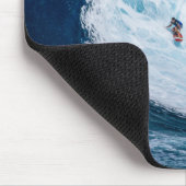 Surfen in den Röhren Mousepad (Ecke)