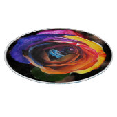 Surfen in der Regenbogen-Rose Schneidebrett (Ecke)