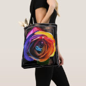 Surfen in der Regenbogen-Rose Tasche (Von Nahem)
