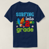 Surfen in der zweiten Klasse zurück zur zweiten Sc T-Shirt (Design vorne)