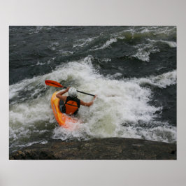 Surfen in einem Loch 1 Poster