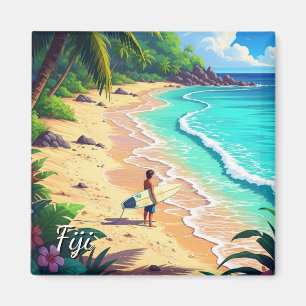 Surfen in Fidschi Magnet