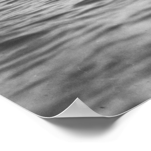 Surfen in Honolulu Hawaii Langboard Surfer Poster (Ecke)