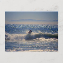 Surfen in Huntington Beach, Kalifornien Postcard Postkarte