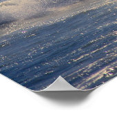 Surfen in Huntington Beach, Kalifornien Poster (Ecke)