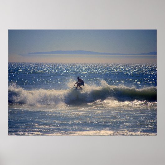 Surfen in Huntington Beach, Kalifornien Poster (Vorne)