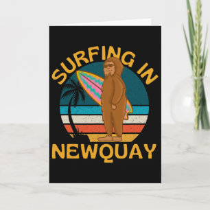 Surfen in Newquay, Bigfoot Good Vibes Surfer Stran Karte