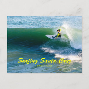 Surfen in Santa Cruz California Produkte Postkarte