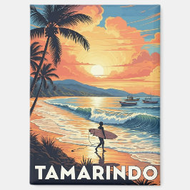 Surfen in Tamarindo Costa Rica Magnet