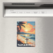 Surfen in Tamarindo Costa Rica Magnet (In Situ (Geschirrspüler))