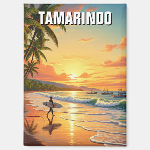 Surfen in Tamarindo Costa Rica Magnet
