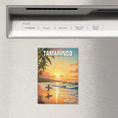 Surfen in Tamarindo Costa Rica Magnet (In Situ (Geschirrspüler))