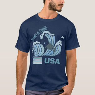 Surfen in Tokio 2021 T-Shirt
