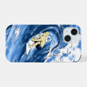 Surfen iPhone 15 Hülle (Rückseite (Horizontal))