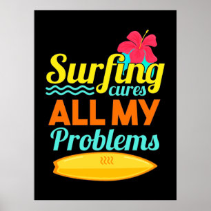 Surfen ist alles meine Probleme Poster