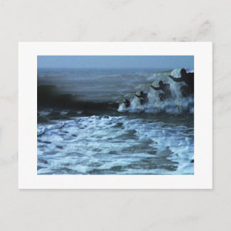 Surfen ist auf 2 postkarte