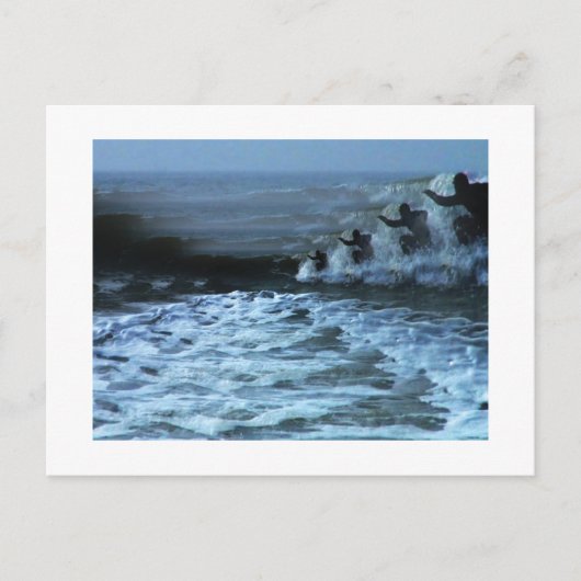 Surfen ist auf 2 postkarte (Vorderseite)