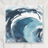 Surfen ist auf | Beach Surfing Kindergeburtstag Vi Geschenkanhänger (Rückseite)