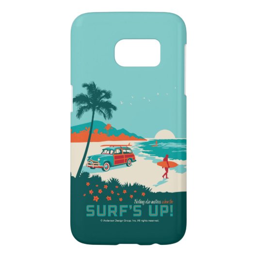 Surfen ist auf Case-Mate samsung galaxy hülle (Rückseite)