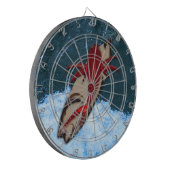 Surfen ist auf dartscheibe (Vorderseite Links)