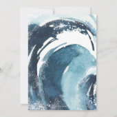 Surfen ist auf | Der große tropische Strand zum Ge Einladung (Rückseite)