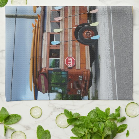 Surfen ist auf geschirrtuch (Gefaltet)