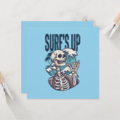 Surfen ist auf karte (Vorderseite/Rückseite Beispiel)