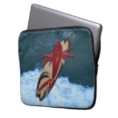 Surfen ist auf laptopschutzhülle (Vorderseite Links)