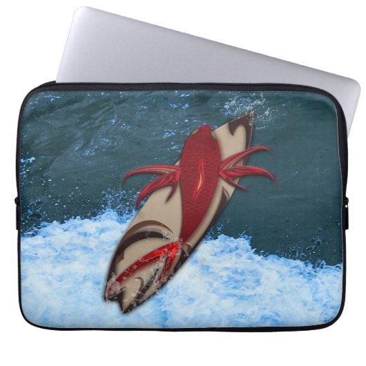 Surfen ist auf laptopschutzhülle (Vorderseite)